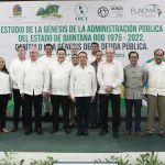 Cristina Torres, presidenta de la Comisión Permanente, asistió en representación de la #XVILegislatura a la Presentación del Estudio de la Génesis de la Administración Pública de Quintana Roo 1975 – 2022,